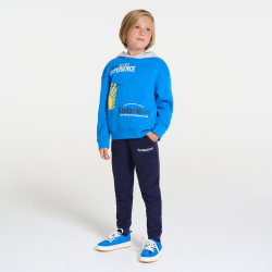 بنطال رياضي باللون الرمادي المرقط للأولاد